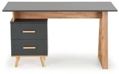 Biurka - Halmar Biurko z szafką SERGIO kolor antracyt / dąb wotan - miniaturka - grafika 1