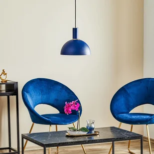 Euluna Lampa wisząca Selma 1-punktowa, niebieska  22 cm - Lampy sufitowe - miniaturka - grafika 3