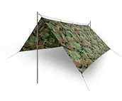 Akcesoria turystyczne - Helikon Supertarp Us Woodland płachta biwakowa - miniaturka - grafika 1