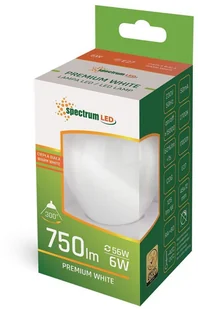 Spectrum SpectrumLED Led Kulka E-27 230v 6w Cog Ww Milky WOJ+14398 - Żarówki LED - miniaturka - grafika 2