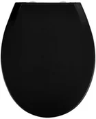 Deski sedesowe - WENKO Uniwersalna deska sedesowa w kolorze czarnym z tworzywa Thermoplast z innowacyjnym systemem montażu B07FP5LWTF-brak zdj - miniaturka - grafika 1