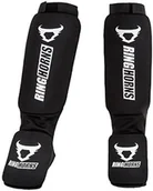 Pozostałe akcesoria do sportów walki - Ringhorns Pierścień Horns Uni Charger wydaje się osłona na nogi, czarna, One Size RH-00016-001 - miniaturka - grafika 1