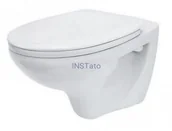 Deski sedesowe - MKW Deska do CERSANIT LIBRA, duroplastowa-antybakteryjna, - miniaturka - grafika 1