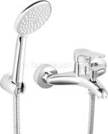 Baterie wannowe i prysznicowe - Ferro Isso bateria wannowo-prysznicowa chrom BIS11 - miniaturka - grafika 1