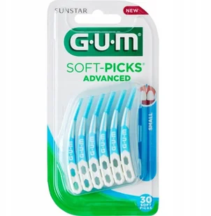 GUM Sunstar Butler GUM czyściki międzyzębowe Soft-Pick Advanced - małe 649 - Szczoteczki międzyzębowe - miniaturka - grafika 3