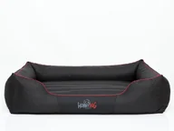 Legowiska dla psów - Hobbydog Corccl3 Hundebett, Sofa, Korb, Tierbett Comfort, Größe  Xl,, 108 X888 C,, Shwarz  Mt  Enem  Rten  Sreifen - miniaturka - grafika 1