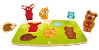 Hape układanka dotykowa Las - Układanki dla dzieci - miniaturka - grafika 2