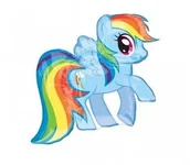 Urodziny dziecka - AMSCAN Balon foliowy My Little Pony - 71 x 68 cm - 1 szt. 2646701 - miniaturka - grafika 1