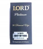 Maszynki do golenia i wkłady - Żyletki do golenia Lord Platinum 50 szt - miniaturka - grafika 1