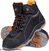 Obuwie robocze - Reis BRWINSON-T - nubukowe trzewiki bezpieczne, podnosek, wkładka, antypoślizgowe, olejoodporne, odblaski - 39-47 BRWINSON-T - miniaturka - grafika 1