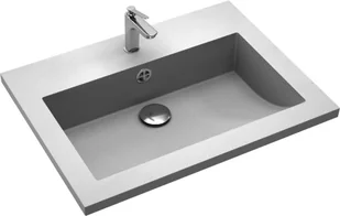 vidaXL Lumarko Granitowa umywalka, 600 x 450 x 120 mm, szara 142963 - Umywalki - miniaturka - grafika 4