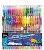 Długopisy - Derform Długopis Gel 36kol Fluo Brok Kidea Etui - miniaturka - grafika 1