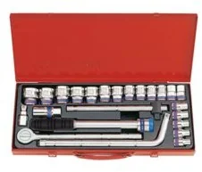 KING TONY Zestaw nasadek 4024MR, 1/2'', 12-kątne, 10-32 mm - Zestawy narzędziowe - miniaturka - grafika 2