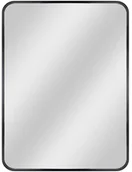 Lustra - Dubiel Vitrum Lustro prostokątne Nico 50 x 70 cm w ramie czarne NICO 50X70 - miniaturka - grafika 1