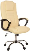 Fotele i krzesła biurowe - Giosedio Fotel biurowy GIOSEDIO beżowy, model FBS005 FBS005 - miniaturka - grafika 1
