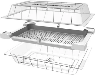 Browin Kiełkownica jednopoziomowa BROWIN 14 cm x 8 cm 745746 - Pozostałe akcesoria kuchenne - miniaturka - grafika 2