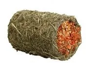 Karlie-flamingo Karlie-flamingo, Wałek z trawy wypełniony marchwią, 125 g - Terraria - miniaturka - grafika 2