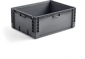 Pojemniki biurowe - AJ Produkty Pojemnik plastikowy AJ EURO, 123 L, 800x600x320 mm - miniaturka - grafika 1