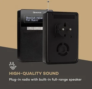 Auna DigiPlug FM Czarne - Radia - miniaturka - grafika 7