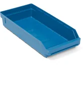 Pojemniki przemysłowe - AJ Produkty Szuflada magazynowa, 500x240x95 mm, 8.4 L, niebieski - miniaturka - grafika 1
