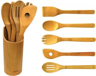 KingHoff ZESTAW DREWNIANYCH PRZYBORÓW KUCHENNYCH KH-1362 KH-1362 - Przybory do gotowania - miniaturka - grafika 2
