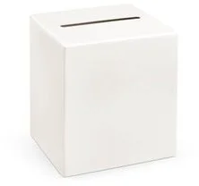 Party Deco Pudełko na koperty z życzeniami, prezentami kremowe - 1 szt. PUDTM8-079 - Wesele i ślub - miniaturka - grafika 4