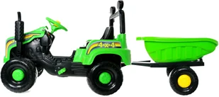 Polski Traktor Traktorek na pedały Przyczepa +kask - Jeździki dla dzieci - miniaturka - grafika 8