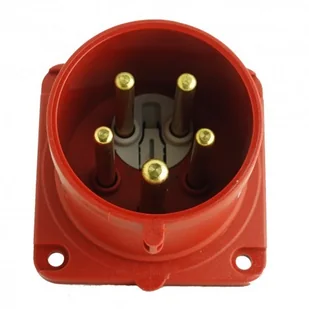 TP Electric Wtyczka tablicowe zwrotnica faz prosta 5P 16A 400V IP44 75x75 2177 3105-354-1600 - Osprzęt siłowy - miniaturka - grafika 5