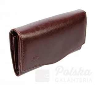 Elkor (PL) Portfel Damski (PL) Długi Suwak Skóra Naturalna Zaokrąglony Przód - Portfele - miniaturka - grafika 6