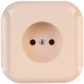 Gniazdka elektryczne - Abex Gniazdo Topaz-Bis 2P beżowe - miniaturka - grafika 1