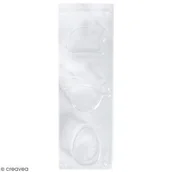 Akcesoria rzeźbiarskie - Rayher Forma do odlewania : kurczak, zając, EI, rozmiar motywu, tworzywo sztuczne, przezroczyste, 35 x 10.5 x 3.3 cm, 3-jednostek 36071000 - miniaturka - grafika 1