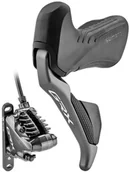Hamulce rowerowe - Shimano GRX Di2 ST-RX815/BR-RX810 Hamulec tarczowy Przednie koło, black/grey 2020 Hamulce tarczowe I-RX815DLF6SC100 - miniaturka - grafika 1