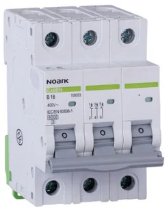 Noark WYŁĄCZNIK NADPRĄDOWY S303 B16 100053 - Bezpieczniki elektryczne - miniaturka - grafika 2