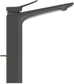 Baterie umywalkowe - Ideal Standard Conca Bateria umywalkowa z korkiem wysoka magnetyczny szary BC757A5 - miniaturka - grafika 1