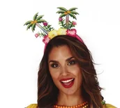 Dodatki do strojów karnawałowych - GUIRCA Opaska z palmami hawajskimi OPASKA/9895-G - miniaturka - grafika 1