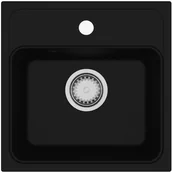 Zlewozmywaki - Hahn ZQW 2103 400 x 400 mm czarny - miniaturka - grafika 1