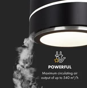 Klarstein Tron Ambience 38 Czarny (CGCH2-TronAmbience-B) - Okapy kuchenne - miniaturka - grafika 3