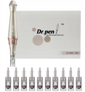 Dr Pen ultima E30 + 10 Kartridży Pro Derma pen - Pozostałe urządzenia kosmetyczne - miniaturka - grafika 2