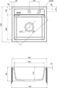 Deante ZORBA ZQZ5113 - Zlewozmywaki - miniaturka - grafika 8