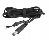 Adaptery i przejściówki - HQ Wtyk DC 2,5x5,5 kabel 1,5m wtyk z odgiętką 5szt - miniaturka - grafika 1