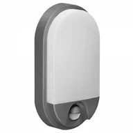 Oprawy, klosze i abażury - Orno NEFRYT LED 10W, oprawa ogrodowa z czujnikiem ruchu, 800lm, IP54, 4000K, szara - miniaturka - grafika 1