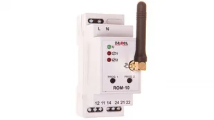 Zamel Radiowy odbiornik modułowy ROM-10 2-kanałowy - Sterowniki i przekaźniki - miniaturka - grafika 3