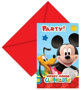 Amscan myszka Miki cudów domu 6 karty na zaproszenia 81513 - Pozostałe akcesoria kuchenne - miniaturka - grafika 3