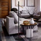 Lampy stojące - Schuller Lampa podłogowa LED Varas, 2-punktowa - miniaturka - grafika 1