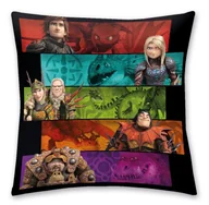 Kołdry i poduszki dla dzieci - Halantex Dragon, Poduszka z wypełnieniem, 40x40 cm - miniaturka - grafika 1