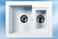 Zlewozmywaki - Brenor Minor Biały - miniaturka - grafika 1