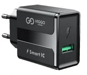 Ładowarki do telefonów - VIGGO DESIGN VIGGO DESIGN 2.4 A Czarna - miniaturka - grafika 1