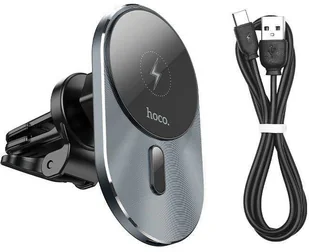 Hoco Case CA91 MAGNETIC MAGSAFE VENT CAR MOUNT 15W BLACK FD_19597-0 - Uchwyty samochodowe do telefonów - miniaturka - grafika 8