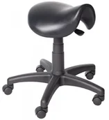 Krzesła i taborety kosmetyczne - Prosedia Taboret obrotowy pracowniczy Magika siodło PU BS - miniaturka - grafika 1