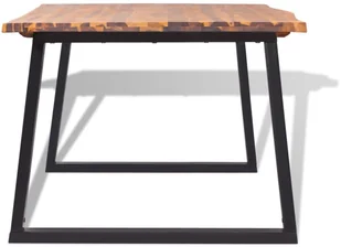 vidaXL Stół jadalniany z drewna akacjowego, 200 x 90 cm - Stoły - miniaturka - grafika 5